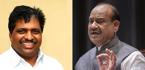 ಕೆ. ಸುರೇಶ್, ಓಂ ಬಿರ್ಲಾ