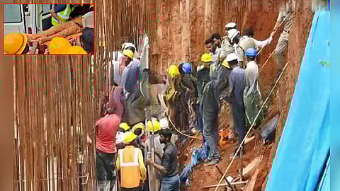 Worker trapped under soil at construction site in Mangaluru