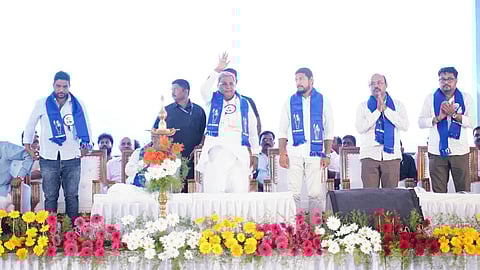 ನಂಜನಗೂಡಿನಲ್ಲಿ ದಲಿತ ಮತ್ತು ಸಾಮಾಜಿಕ ಹೋರಾಟಗಾರರು  ಆಯೋಜಿಸಿದ್ದ ಡಾ.ಬಿ.ಆರ್.ಅಂಬೇಡ್ಕರ್ ಜಯಂತೋತ್ಸವ ಮತ್ತು "ನಮ್ಮ ನಡಿಗೆ ಸಂವಿಧಾನದ ಕಡೆಗೆ" ಅಭಿಯಾನ ಕಾರ್ಯಕ್ರಮದಲ್ಲಿ ಸಿಎಂ.