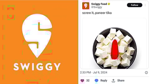 Swiggy deletes controversial post