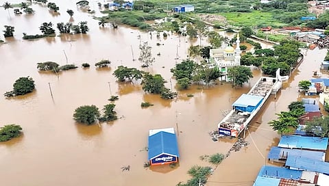 ಗೋಕಾಕ್ ಪಟ್ಟಣ ಜಲಾವೃತ