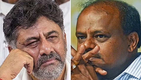 DK Shivakumar, HD Kumaraswamy