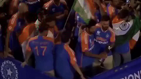 Team India victory parade