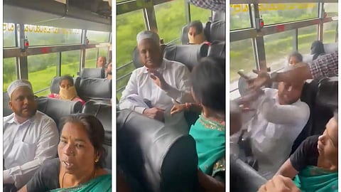 man who Sexually Abused a girl in bus thrashed by public
