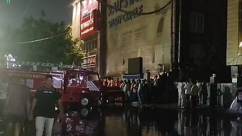 Delhi Coaching Centre's Flooded Basement