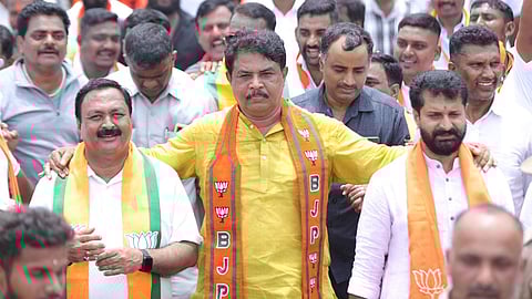 ಪಾದಯಾತ್ರೆಯಲ್ಲಿ ವಿಪಕ್ಷ ನಾಯಕ ಆರ್ ಅಶೋಕ್