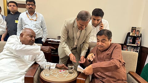 ನಿತಿನ್ ಗಡ್ಕರಿ ಭೇಟಿಯಾದ ಸಂಸದ ಡಾ.ಸಿ.ಎನ್.ಮಂಜುನಾಥ್.