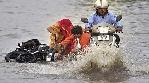 ರಾಜಸ್ಥಾನ ಮಳೆಯ ದೃಶ್ಯ 