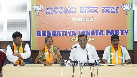 ಬಿಜೆಪಿ ಮುಖಂಡರಾದ ಅಶ್ವತ್ಥ ನಾರಾಯಣ, ಮಂಜುಳಾ ಮತ್ತಿತರರು