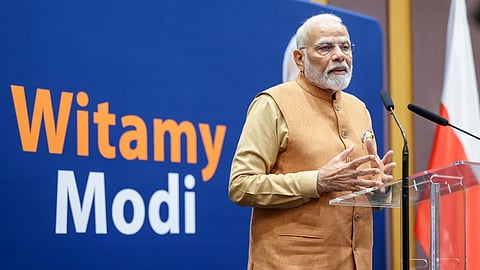 ವಾರ್ಸಾದಲ್ಲಿ ಅನಿವಾಸಿ ಭಾರತೀಯರನ್ನು ಉದ್ದೇಶಿಸಿ ಮಾತನಾಡಿದ ಪ್ರಧಾನಿ ಮೋದಿ 