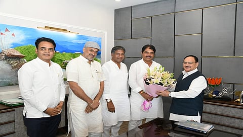 ಜೆ ಪಿ ನಡ್ಡಾ ಭೇಟಿ ಮಾಡಿದ ರಾಜ್ಯ ಬಿಜೆಪಿ ನಾಯಕರು