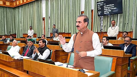 Himachal Chief Minister Sukhvinder Singh Sukhu