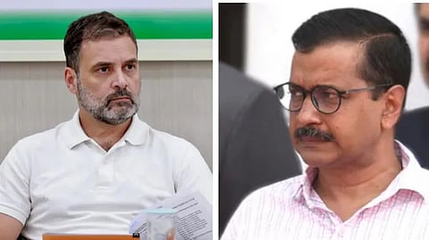 opposition leader Rahul Gandhi- AAP leader Aravind Kejriwal