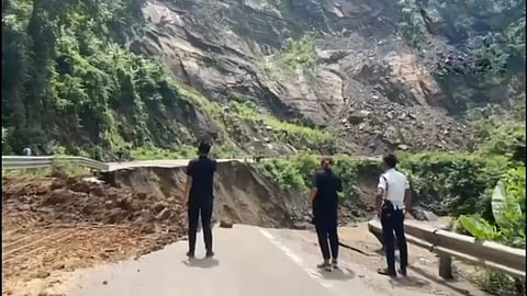 Massive landslides hit NH 29 in Nagaland