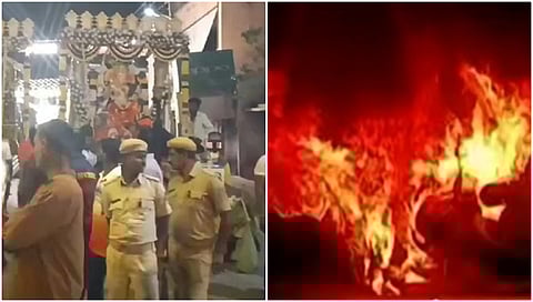 ಮಂಡ್ಯ: ಗಣೇಶ ವಿಸರ್ಜನೆ ಮೆರವಣಿಗೆ ವೇಳೆ ಅನ್ಯಕೋಮಿನ ಯುವಕರಿಂದ ಕಲ್ಲುತೂರಾಟ; ಪೆಟ್ರೋಲ್ ಬಾಂಬ್ ಎಸೆತ!