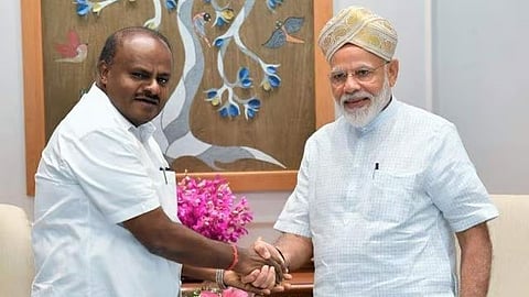 ಎಚ್ ಡಿ ಕುಮಾರಸ್ವಾಮಿ-ನರೇಂದ್ರ ಮೋದಿ