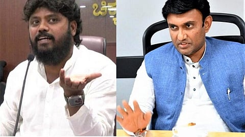 ನೀನಲ್ಲ, ನಿಮ್ಮಪ್ಪನ ಕೈಲೂ ನನ್ನ ಟಚ್ ಮಾಡಕ್ಕಾಗಲ್ಲ: ಸಂಸದ ಸುಧಾಕರ್ʼಗೆ ಪ್ರದೀಪ್ ಈಶ್ವರ್ ಟಾಂಗ್