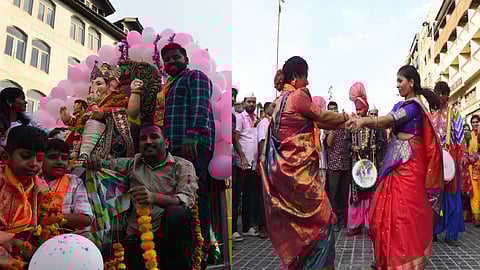 Ganapati tableau procession taken out in Srinagar