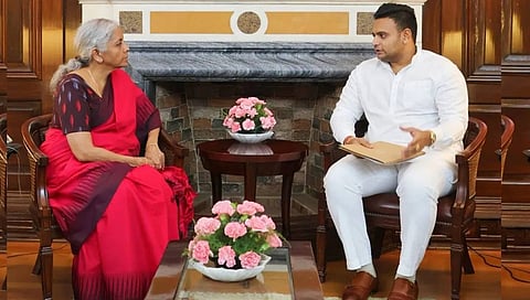 ನಿರ್ಮಲಾ ಸೀತಾರಾಮನ್​ - ಯದುವೀರ್ ಒಡೆಯರ್