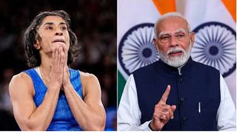 ವಿನೇಶ್ ಫೋಗಟ್, ಪ್ರಧಾನಿ ಮೋದಿ ಸಾಂದರ್ಭಿಕ ಚಿತ್ರ