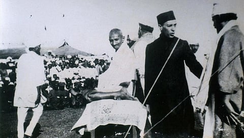 1924 ರ ಬೆಳಗಾವಿ ಕಾಂಗ್ರೆಸ್ ಅಧಿವೇಶನದಲ್ಲಿ ಮಹಾತ್ಮ ಗಾಂಧೀಜಿ