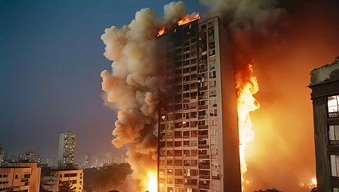 fire broke out in Mumbai