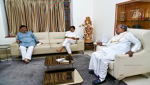 Siddaramaiah, kc venu gopal anddk shivakumar