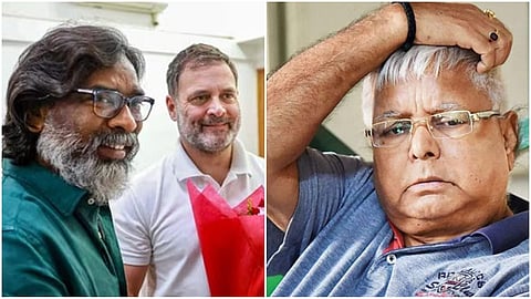 Hemant Soren-Rahul Gandhi, Lalu Prasad yadav