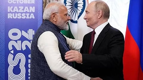 Modi- Russia President Vladimir Putin