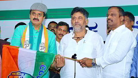 C P Yogeshwar joins Congress