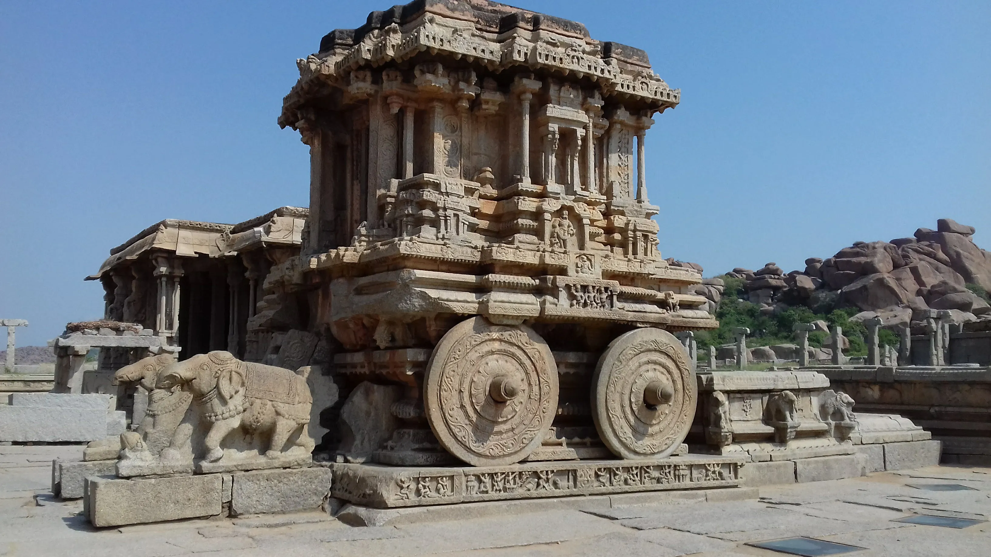 ASI staff caught burning garbage near Hampi monument