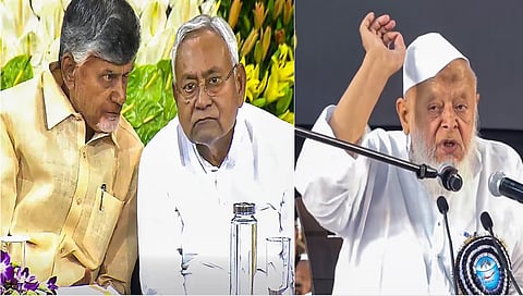 Chandrababu Naidu, Nitish Kumar, Moulana Arshad
