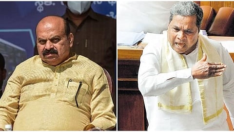 ಸಿಎಂ ಬಸವರಾಜ ಬೊಮ್ಮಾಯಿ-ಸಿದ್ದರಾಮಯ್ಯ