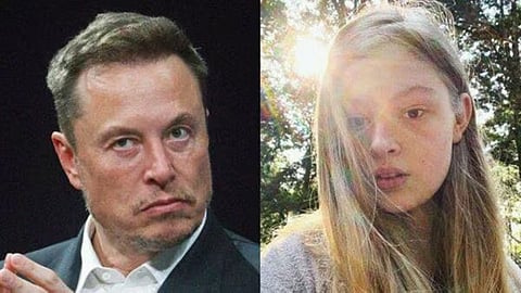 Elon Musk and His trans daughter 