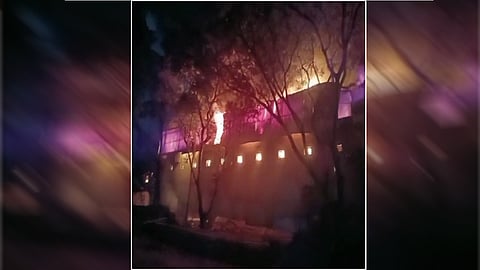 wood factory fire in bengaluru