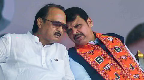 Ajit Pawar, Fadnavis 