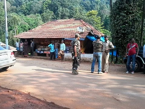 An ANF squad, based on a tip off, raided the house of Subbe Gowda at Kadegundi village in Koppa taluk
