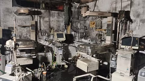 Fire at Jhansi hospital 