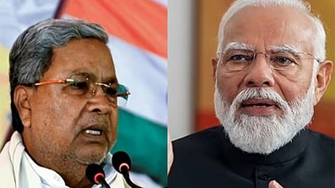 CM Siddaramaiah and PM Narendra Modi 