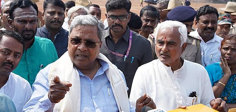 CM Siddaramaiah speaks at Bagalkote 