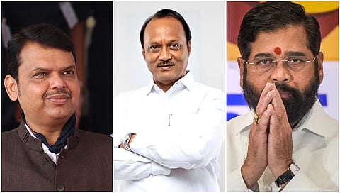 Devendra Fadnavis, Ajit pawar and Ekanth shinde