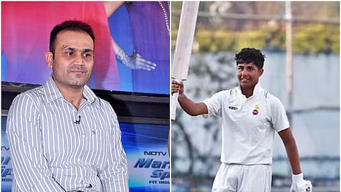 virender sehwag And His Son Aaryavir Sehwag