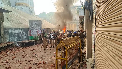 ಹಿಂಸಾಚಾರದ ದೃಶ್ಯ
