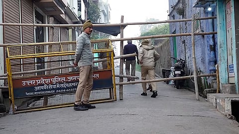 Security in Sambhal
