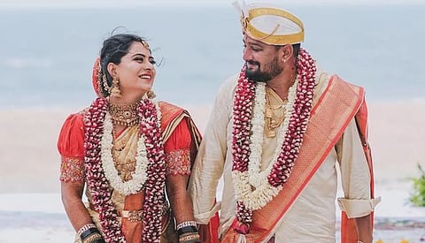 Actress Deepika Das marriage photo 