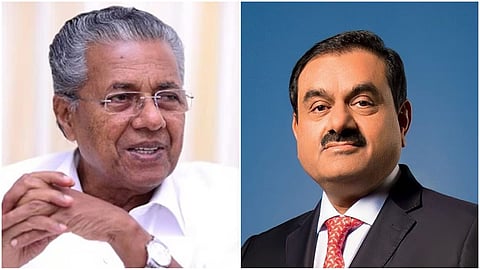 Pinarayi vijayan- Adani