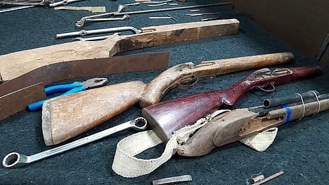 Tumakuru cops bust illegal gun making racket