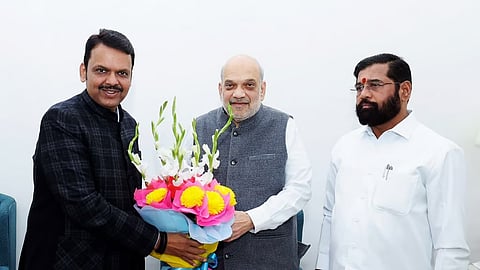 ದೇವೇಂದ್ರ ಫಡ್ನವಿಸ್ - ಅಮಿತ್ ಶಾ - ಏಕನಾಥ್ ಶಿಂಧೆ 