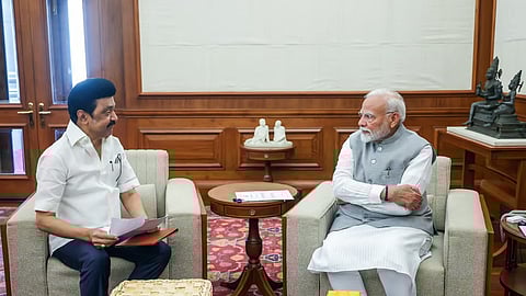M K Stalin and PM Narendra Modi