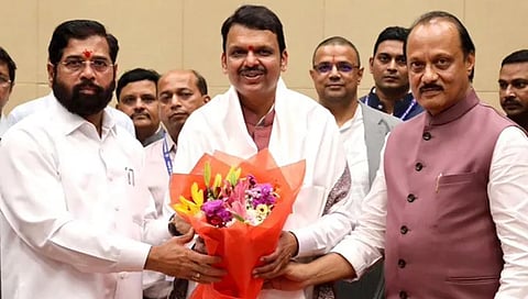 ಮುಖ್ಯಮಂತ್ರಿ ದೇವೇಂದ್ರ ಫಡ್ನವಿಸ್, ಉಪ ಮುಖ್ಯಮಂತ್ರಿಗಳಾದ ಏಕನಾಥ್ ಶಿಂಧೆ ಹಾಗೂ ಅಜಿತ್ ಪವಾರ್